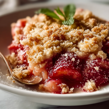 Classic Rhubarb Crisp With Frozen Rhubarb Recipe