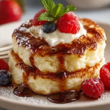 Cottage Cheese Hot Cakes: a Cozy, Savory Low