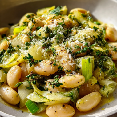 Flavorful Butter Beans With Leeks