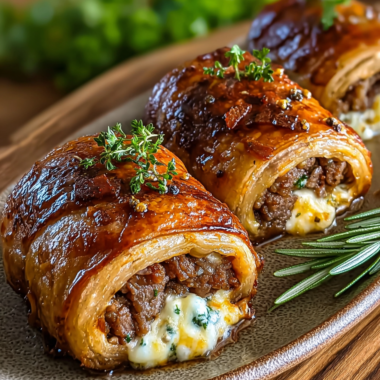 Garlic Butter Beef Cheeseburger Rollups for Cozy Nights