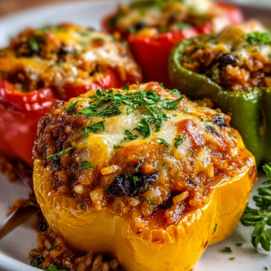 High Protein Unstuffed Peppers