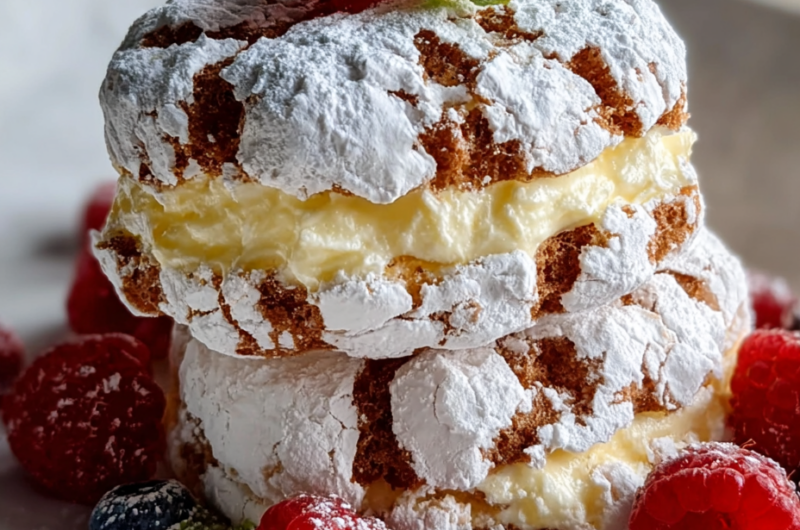Lemon Crinkle Cookies