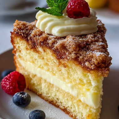 Lemon Crumb Coffee Cake
