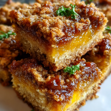 Mango Oatmeal Crumble Bars