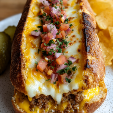 Mexican Chopped Cheese Sandwich