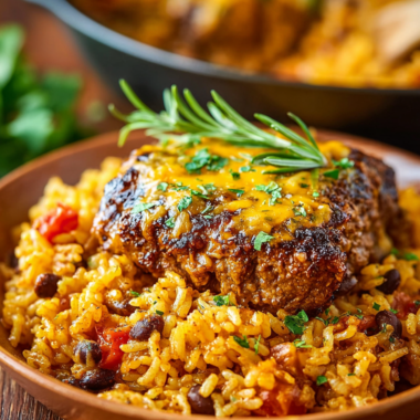 One Pot Mexican Beef and Rice Casserole