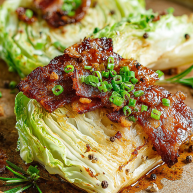 Roasted Cabbage With Bacon