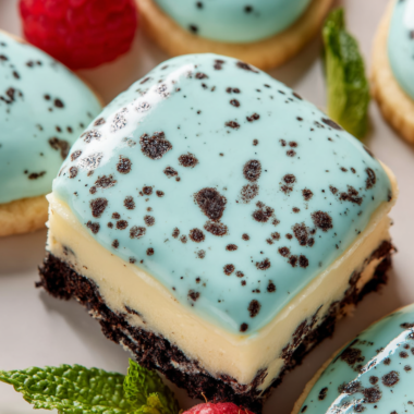 Speckled Egg Easter Shortbread Cookies