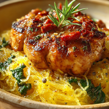Tuscan Chicken and Spaghetti Squash