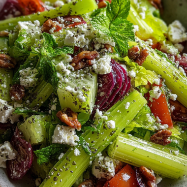 Walnut Celery Salad With Feta